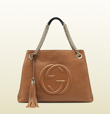 Authentic Gucci Soho Leather Shoulder Bag 308982 A7M0G 9822